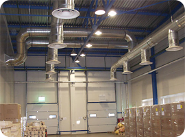 Проектирование систем вентиляции склада